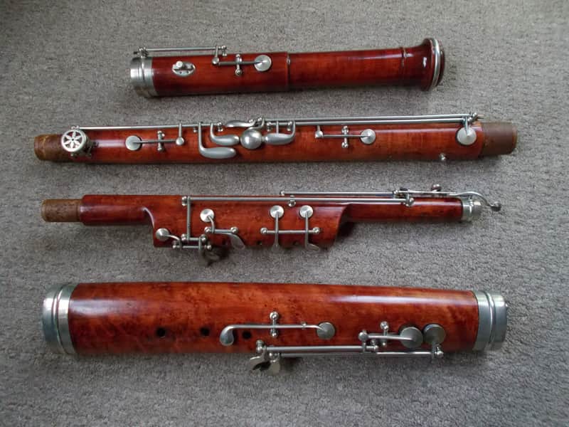 Playable French System Bassoon, Buffet Style, Unbranded, Teak, Historic Collection image 1