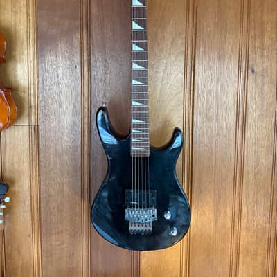 Washburn G-2V 1980s - Black w/Hard Shell Case image 1