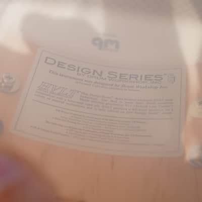 DW Design series Snare 5x13'' Pure Maple Shell 8-lug Flat Black Satin Lqr. 13'' Snare Drum image 7