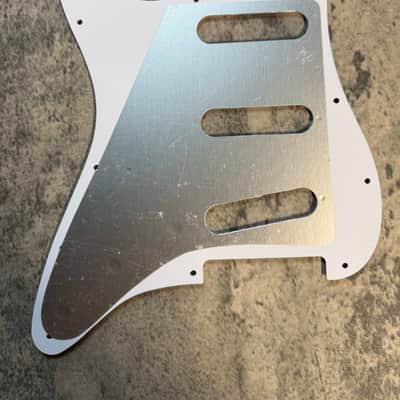 BMC Standard Stratocaster® Strat® Pickguard 3 Ply 11 Hole SSS Single Single Single White [L23] image 2