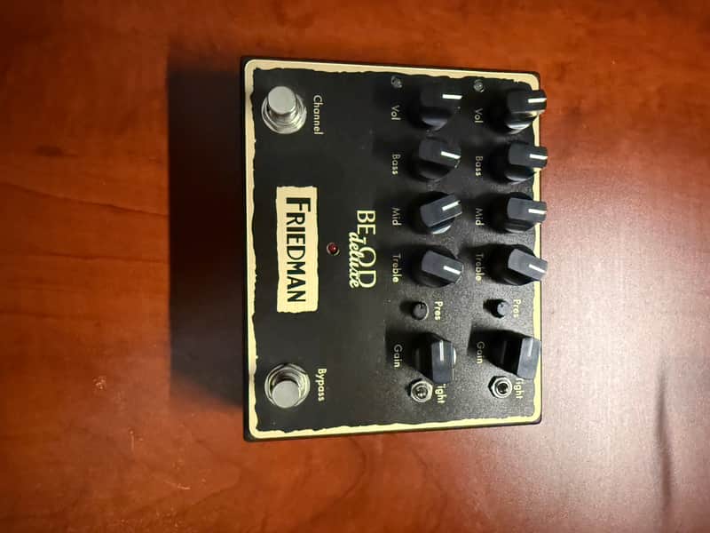 Friedman BE-OD Deluxe Overdrive 2018 - 2019 - Black image 1