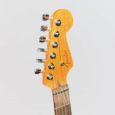 Fender Acoustasonic Player Jazzmaster Acoustic-Electric Guitar - Shell Pink image 9