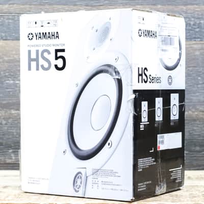 Yamaha HS5 Powered Studio Monitor 2-Way Bi-Amp 5" Studio Monitor White w/Box image 8