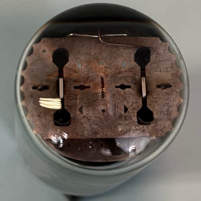 1961 RCA 5R4GYB Vintage Brown Base Black Plate Side D Getter Rectifier Tube!T473 image 5