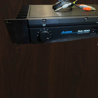 Alesis RA100 Reference Amplifier 1990s - Black image 6