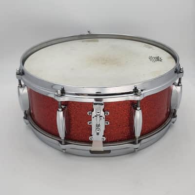 Used Vintage Gretsch Progressive Jazz Drum Set 1960s Tangerine - Very Good image 7