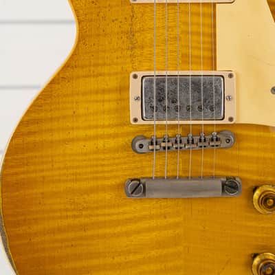 Gibson Custom Shop 1959 Les Paul Standard Reissue Murphy Lab Ultra Heavy Aged Electric Guitar, Rosewood Fingerboard, Lemon Burst image 20