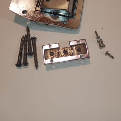 Vintage Kahler Flyer Tremelo Bridge and Locking Nut USA PAT 4457201 DS image 5