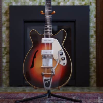 Micro-Frets Spacetone Custom Model 1970 Sunburst image 5