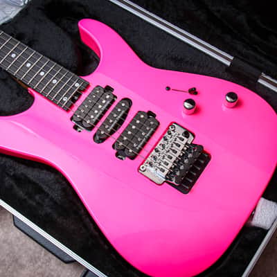 JACKSON USA Custom Shop Dinky HSH Floyd "Neon Pink + Ebony" (2026) image 2