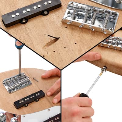 Harley Benton JB Bass Kit - DIY Complete Jazz Bass Style Build Package image 12