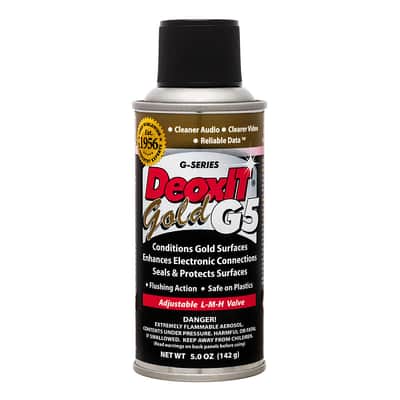 Hosa Caig Deoxit G-5 Gold Contact Cleaner Spray 5OZ image 2