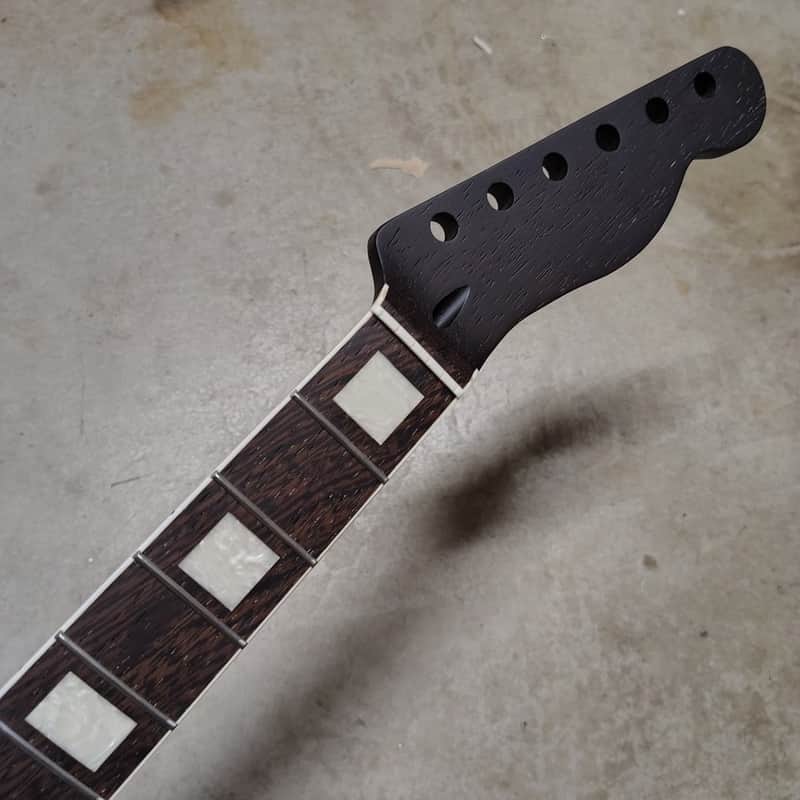 Wenge Tele Neck fits fender Telecaster body 22fret Block Inlay image 1