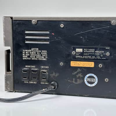 Sansui AU-11000 Integrated Amplifier Vintage Black image 11