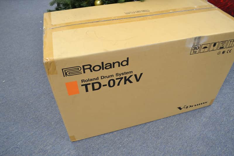 Roland TD-07KV V-Drum Kit with Mesh Pads 2021 - Black image 1