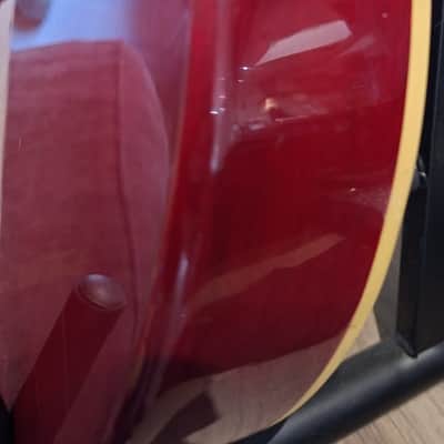 1996 Epiphone Les Paul Standard - Translucent Wine Red - MIK Unsung Factory image 3
