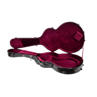 Crossrock 335 Style Electric Guitar Hard Case, Semi-acoustic & Hollow body Case - Black image 2