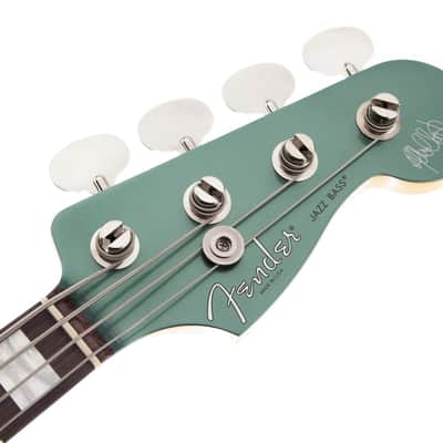 Fender Adam Clayton Jazz Bass, Rosewood Fingerboard, Sherwood Green Metallic 0190090846 image 3
