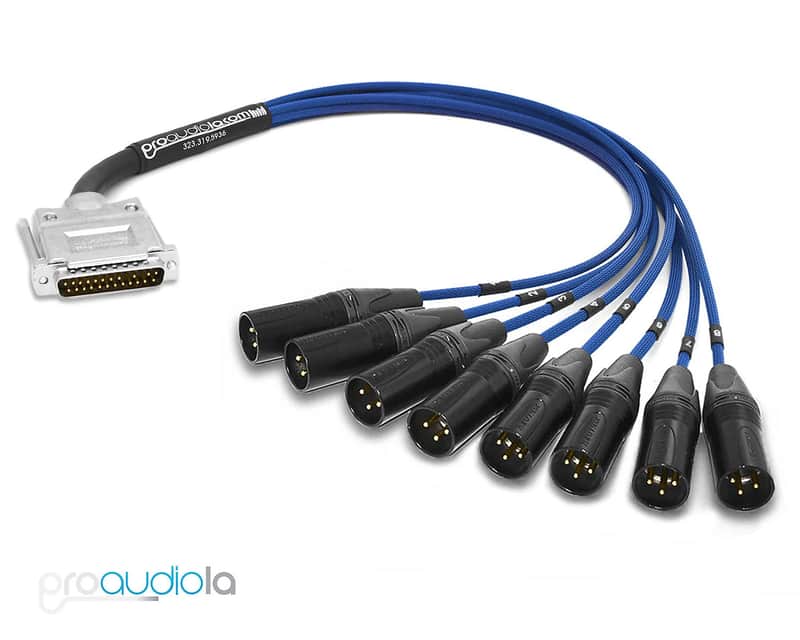Apogee AD16x Premium Mogami 3162 Digital DB25 | Neutrik Gold XLR-M Blue 18 ft. (Yamaha Pinout) image 1
