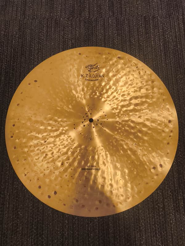 Zildjian 22" K Constantinople Thin Overhammered Ride Cymbal 2010 - Present - Traditional image 1