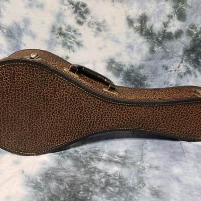 1950's Geib Martin A Style Mandolin Case Soft Shell Needs hinges image 1