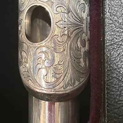 L.L. Lebret Art Nouveau Flute 1900 -Sterling Silver image 18