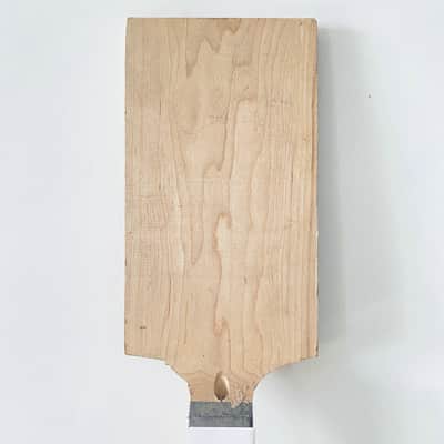 Unfinished Paddle Board Headstock Bass Guitar Maple Neck, Rosewood Fingerboard image 5