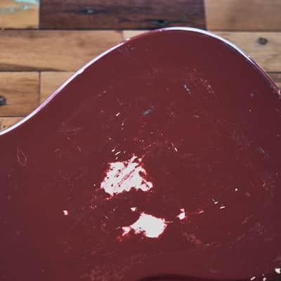 Fender Mustang Guitar with Rosewood Fretboard 1966 - Dakota Red image 20