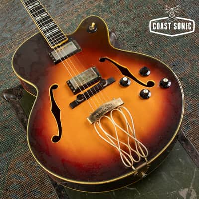 1977 Yamaha AE2000 Archtop Jazz Box (L-5 copy) Made in Japan w/ case image 6