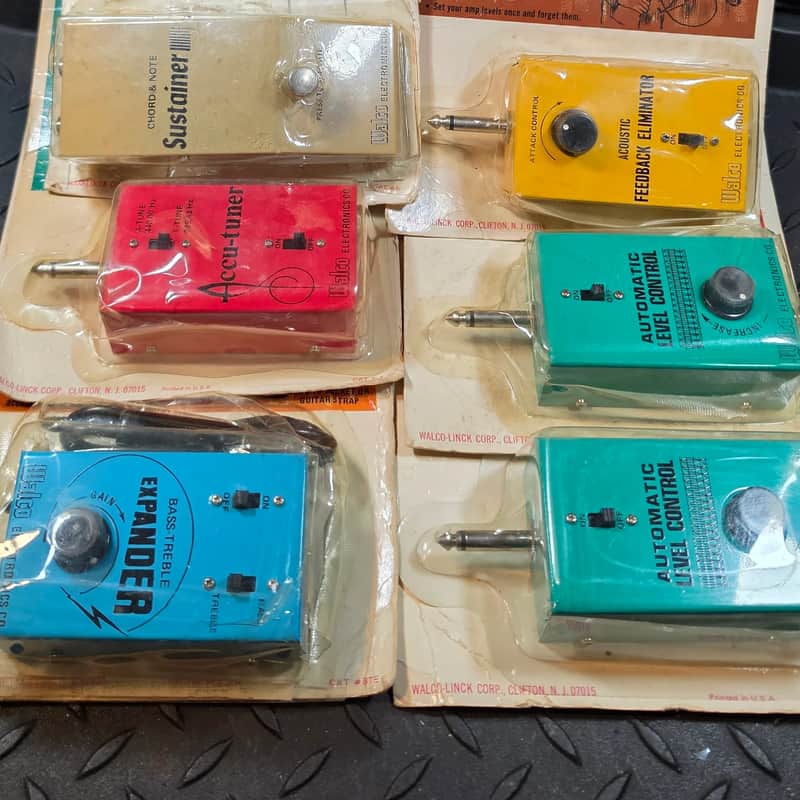 Walco Electronics 6 Module Lot Bass Treble Expander Accu-Tuner Sustainer Automatic Level Control Acoustic Feedback Eliminator image 1
