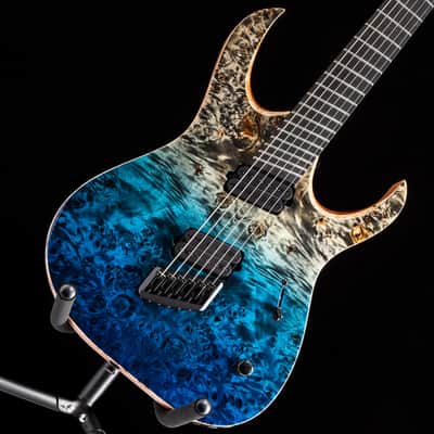 Mayones Duvell Elite 6 VF Trans Jeans Black Horizon Blue Gloss image 3
