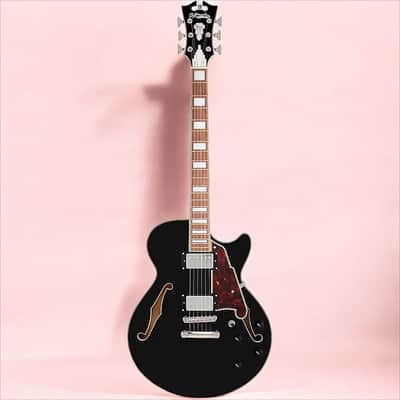D'Angelico Premier SS Single Cutaway w/ stop-bar tailpiece, Black* w/ DAPSSSBKNS image 2