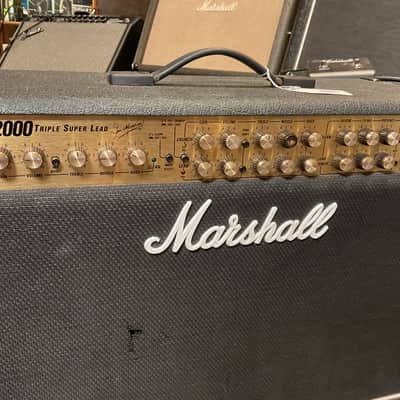 Marshall JCM 2000 TSL 122 Triple Super Lead 3-Channel 100-Watt 2x12" Guitar Combo 2000s - Black image 3