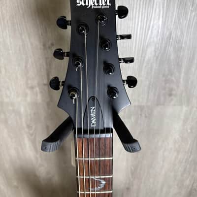 Schecter Damien-7 2021 - Present - Satin Black image 2