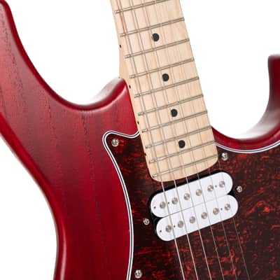 Cort G100 HH | G Series Double Cutaway Electric Guitar, Open Pore Black Cherry. New with Full Warranty! image 12