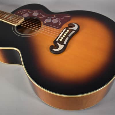 2025 Epiphone J-200 Acoustic-Electric Guitar | Aged Vintage Sunburst Gloss Finish image 10