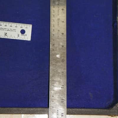 1960's*TEISCO-KENT-*RED PLAID*GUITAR CASE*BARITONE?BASS INTERIOR 43"x21.5"x13.5" image 12
