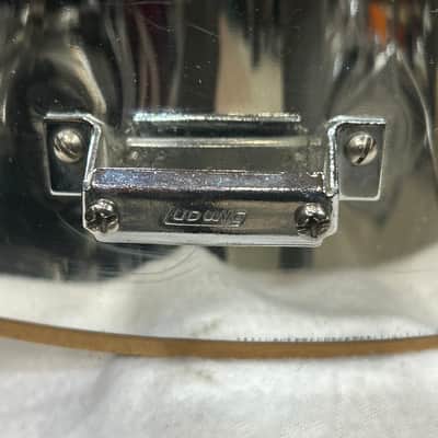 Ludwig 6 1/2" deep X 14" head Snare Drum (3114-T-SD-4186) 90's - COW - Chrome Over Wood image 10