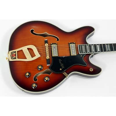 Hagstrom '67 Viking II Limited-Edition Hollowbody Electric Guitar Regular Vintage Sunburst image 3