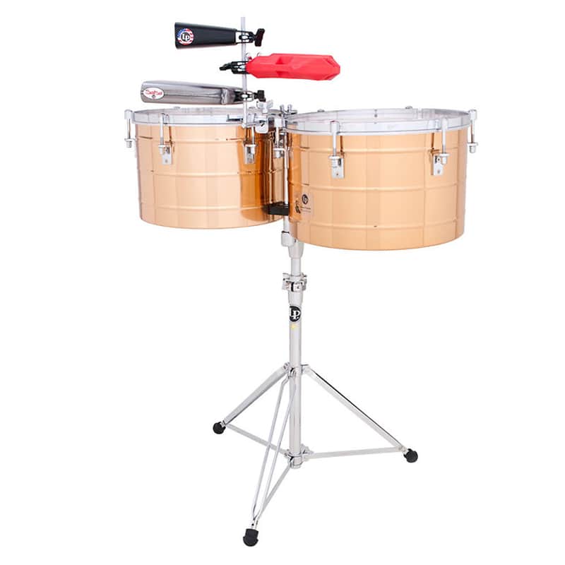 LP 15" & 16" Tito Puente Thunder Timbales - Bronze image 1
