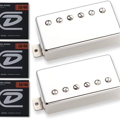 Seymour Duncan Green Magic Humbucker Nickel Set Bridge & Neck 3-Free String Sets image 1