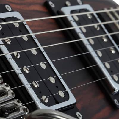 Schecter C-1 Exotic Ebony Electric Guitar - Natural Satin (3337) image 10