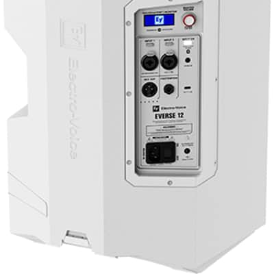 Electro Voice EVERSE 12 White Wireless Battery PA Speaker Bluetooth DSP image 4