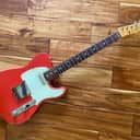 Fender Joe Strummer Telecaster 2007 Full Mods 4w Series Fiesta Red Nitro Dlx Case