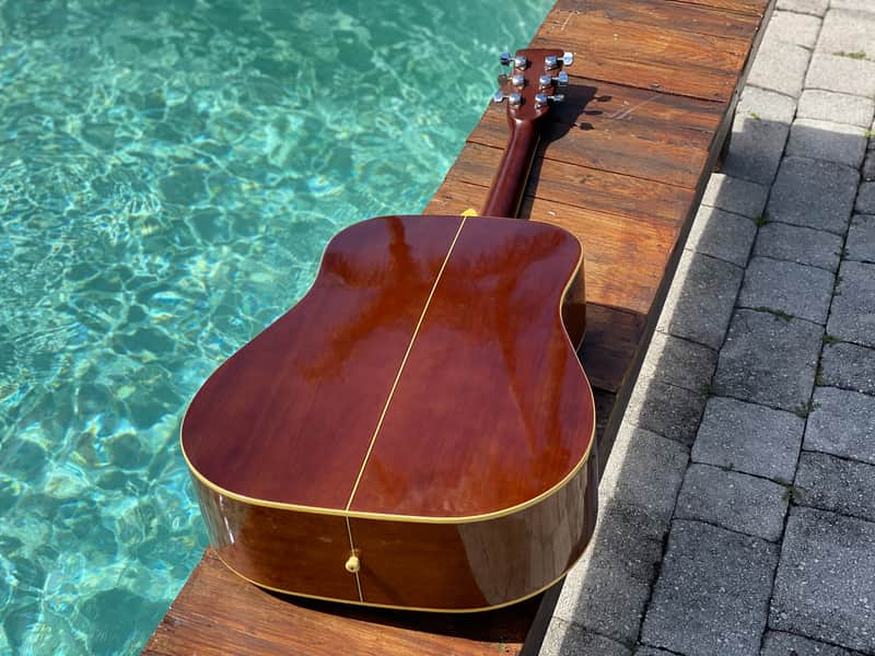 Morris MD-506 Dreadnaught Acoustic - Martin Copy | Reverb