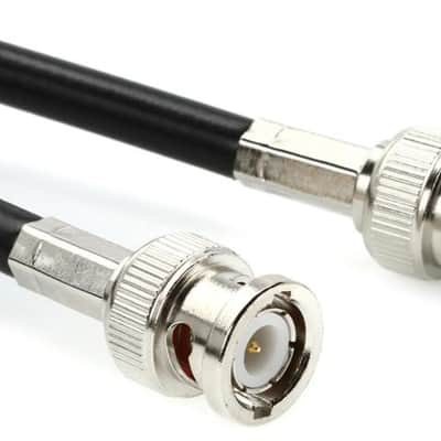 RF Venue RG8X50 50’ Mini 8X Coaxial Antenna Cable with BNC Male Connectors for Wireless Audio Application image 2