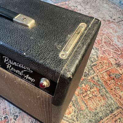 Fender Princeton Reverb 12-Watt 1x10" Guitar Combo 1964 - 1967 - Black Panel image 5
