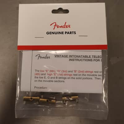 Fender Movable Intonating Tele Saddle Kit image 2