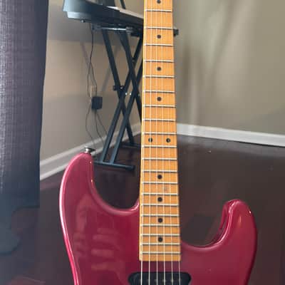 Chandler San Francisco Superstrat 1980s -Reverse Headstock Red