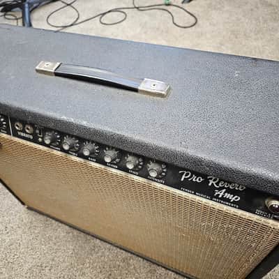 Fender Pro Reverb 2-Channel 40-Watt 2x12" Guitar Combo 1966 - Black Panel Bild 1